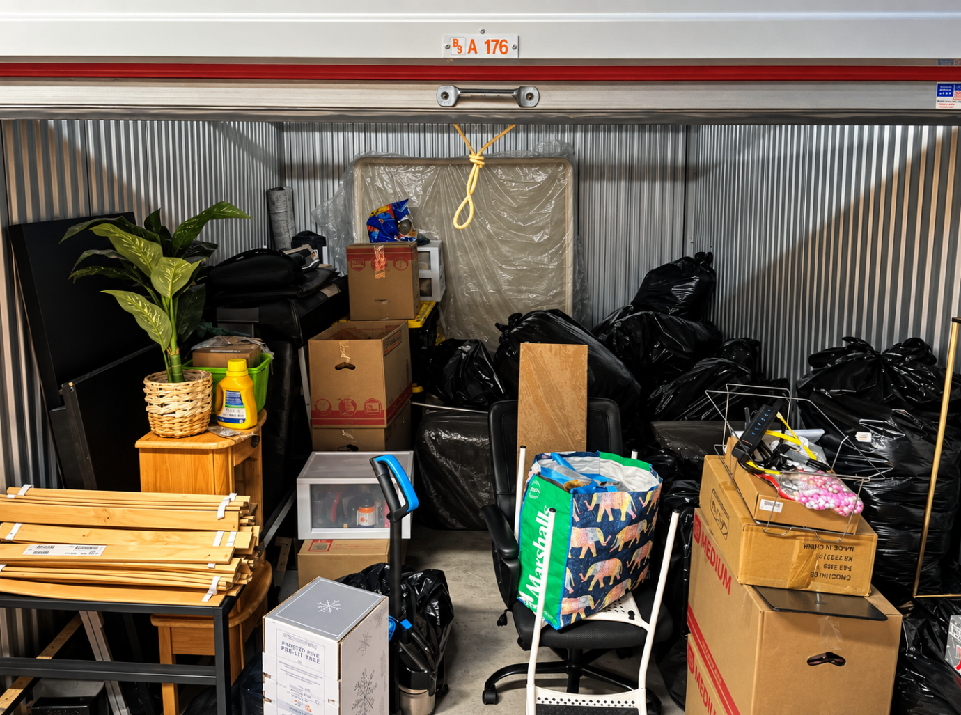Storage cleanout before